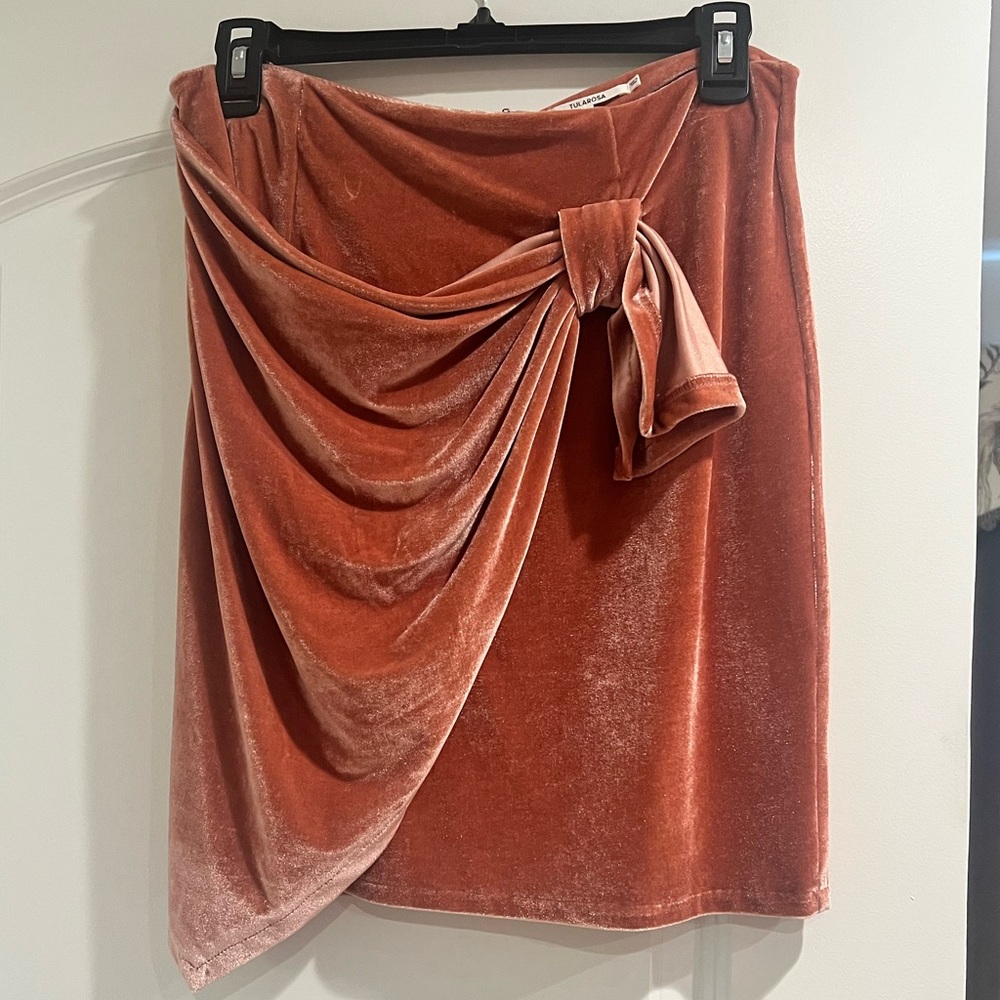 Tularosa Velvet Pink Skirt